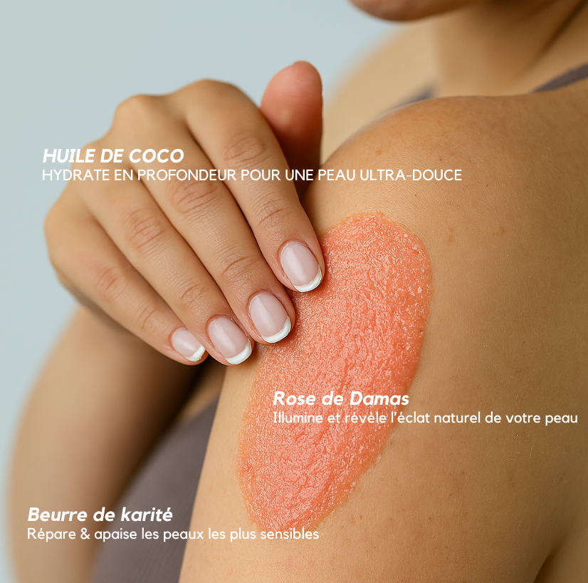 Gommage pour le corps coco rose