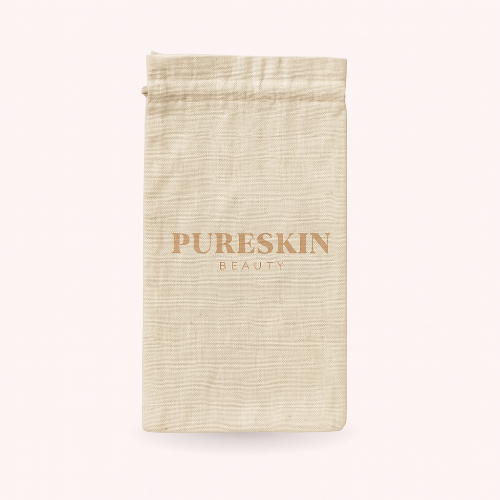 Mini Pochette Rasoir – Coton Naturel